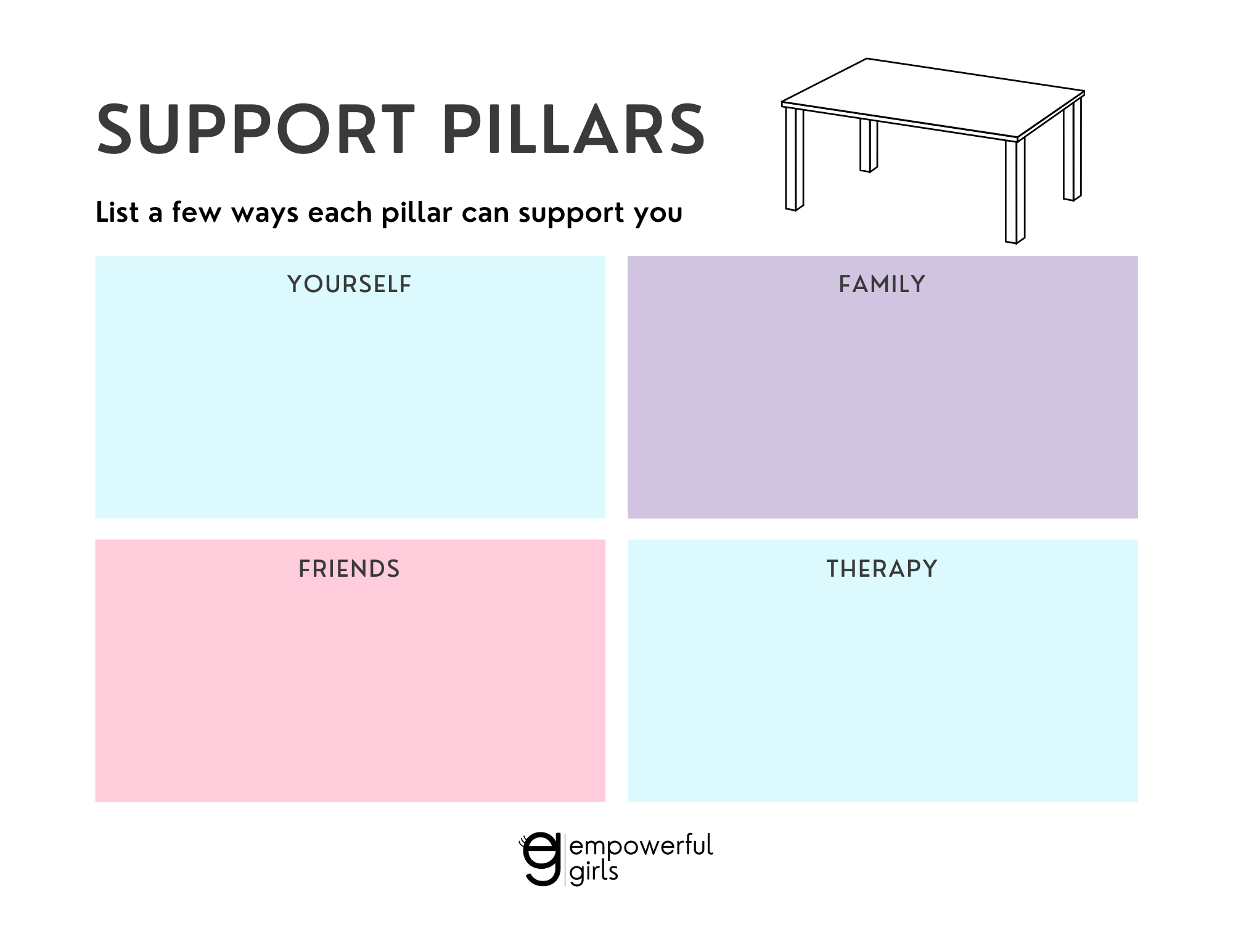 Support Pillars Poster