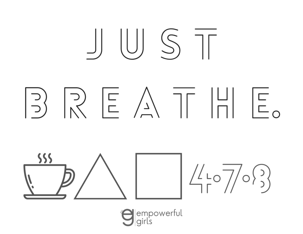 Just Breathe Poster Printable