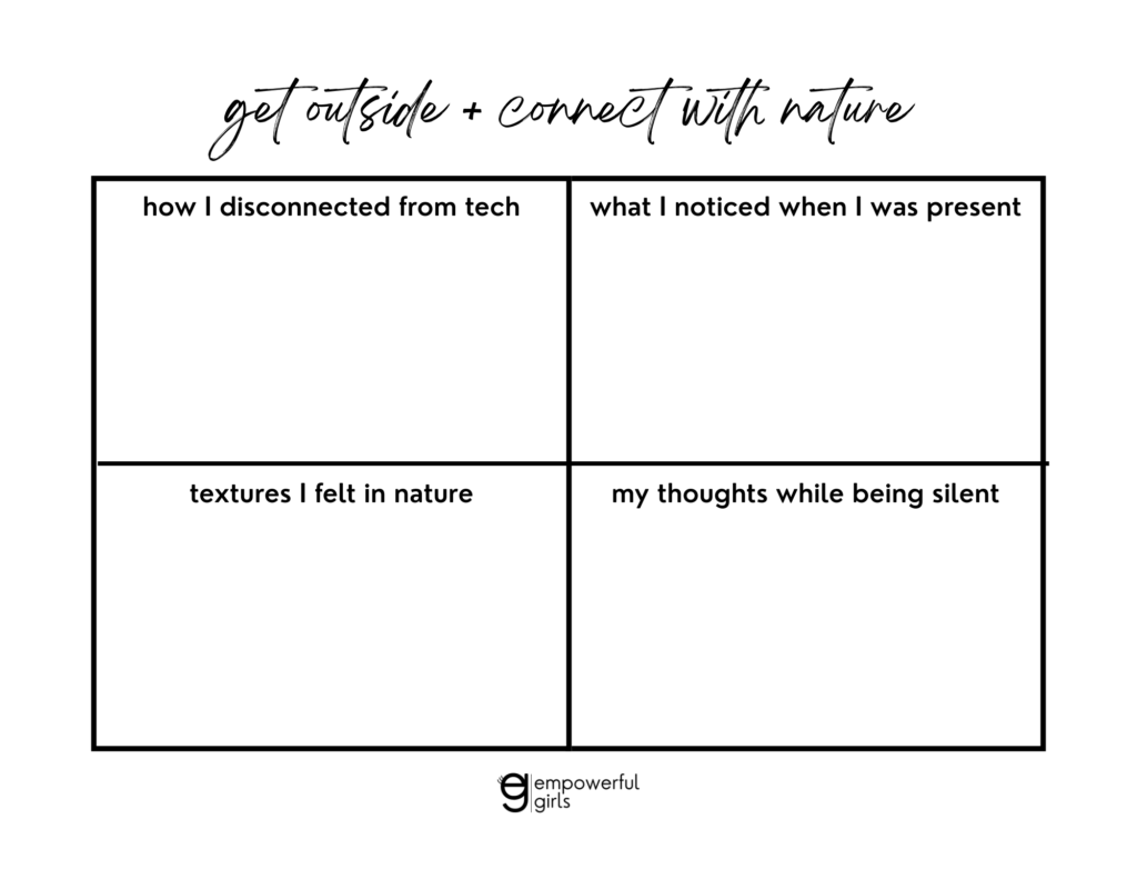 Get Outside + Connect with Nature